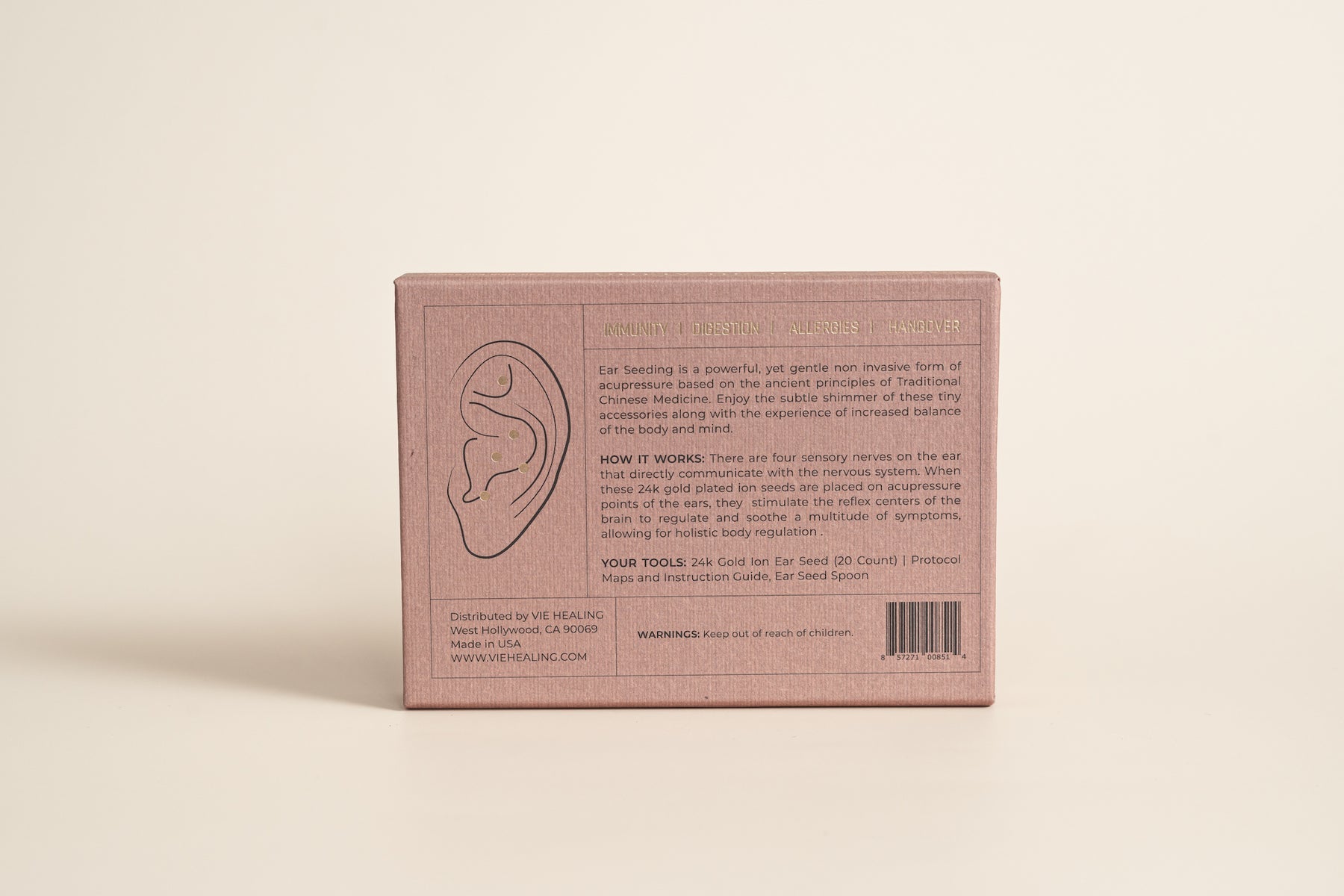 Detox and Cleanse - 24K Gold Ear Seed | Vie Healing