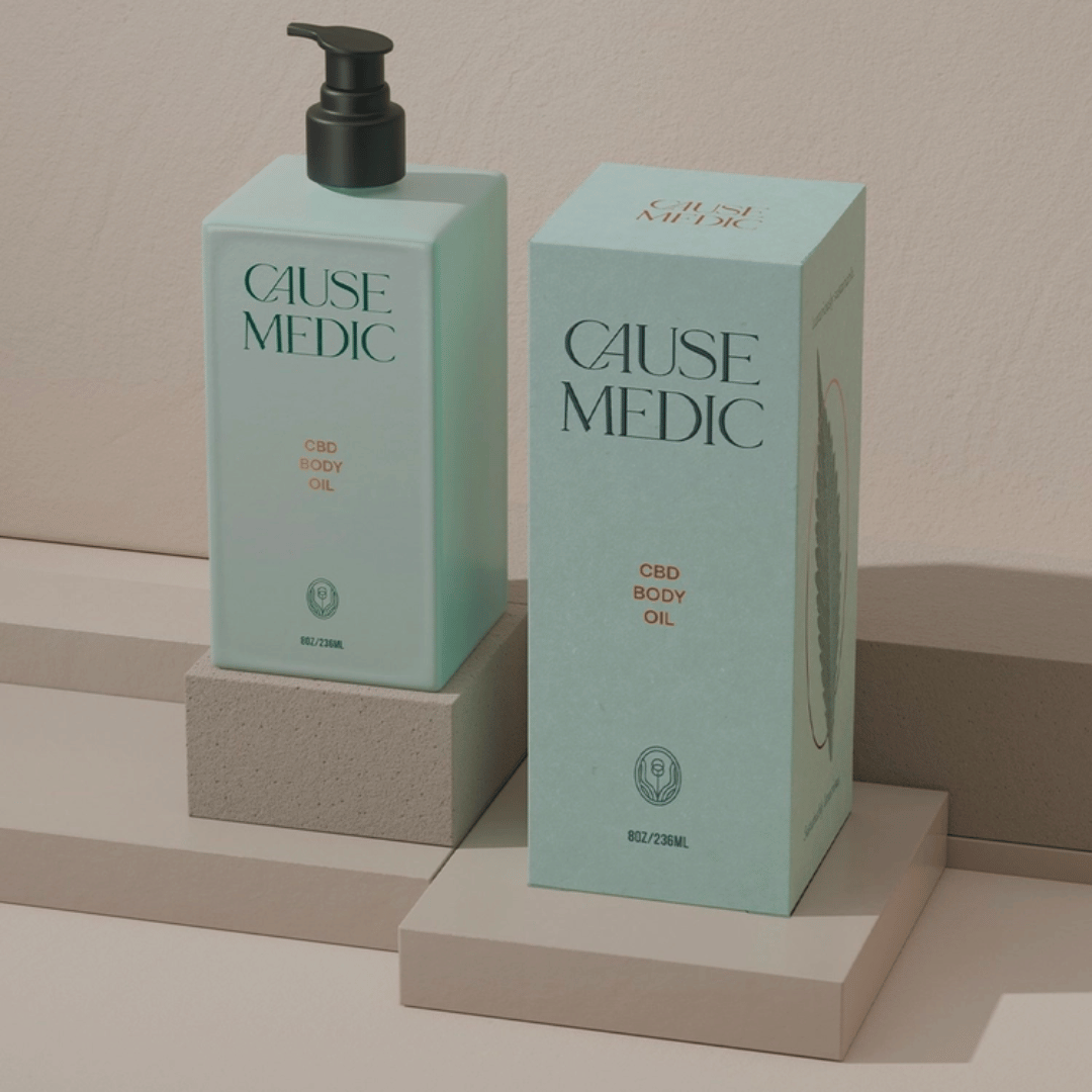 CBD Body & Massage Oil | Cause + Medic