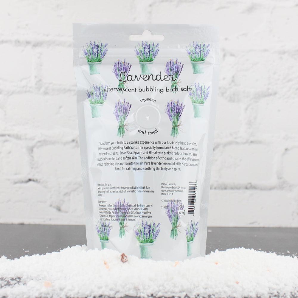 Lavender Bubbling Bath Salts | Primal Elements