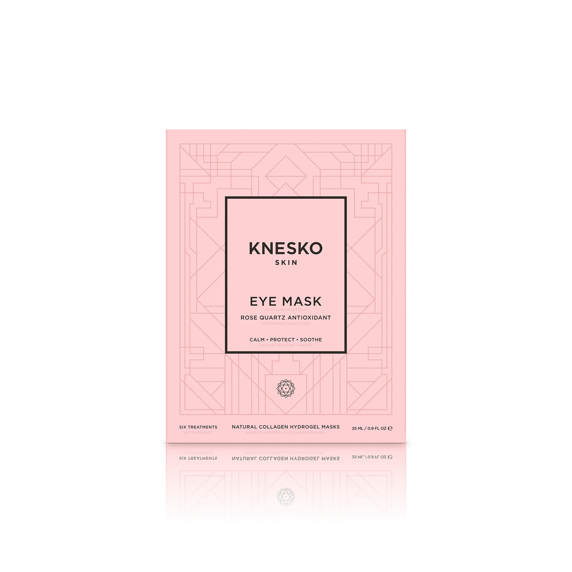 Rose Quartz Antioxidant Eye Mask - 6 Pack | Knesko