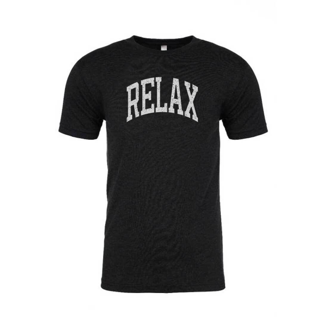 RELAX Collegiate Unisex T-Shirt | Lucky Owl