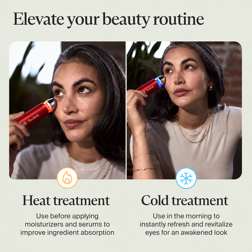 Limited Holiday Edition - TheraFace Depuffing Wand - Winter Berry | Therabody