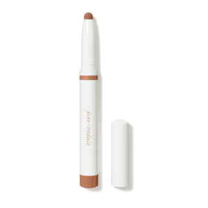ColorLuxe Eye Shadow Stick | Jane Iredale in a creamy neutral beige shade, with a sleek white twist-up design and removable cap for easy application.