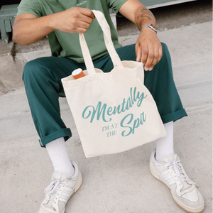 Mentally At The Spa Tote | Lucky Owl