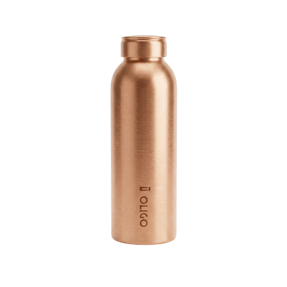 Classic Copper Bottle (24oz) | Lucky Owl in a sleek, polished copper finish designed to support hydration and wellness with a durable, eco-friendly build.
