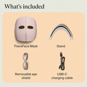 Limited Edition TheraFace Mask - Blush Frost | Therabody