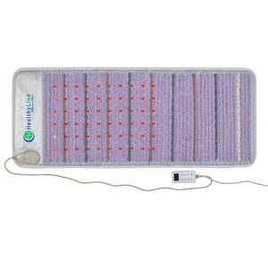 Platinum-Mat™ Full Short 6024 Firm - Photon Advanced PEMF InfraMat Pro® | HealthyLine wellness device with infrared heating elements and remote control for body care and recovery.