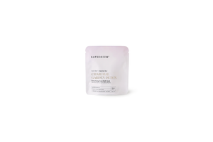 Charcoal Garden Detox Crush | Bathorium bath and body care product pouch displayed on a white background