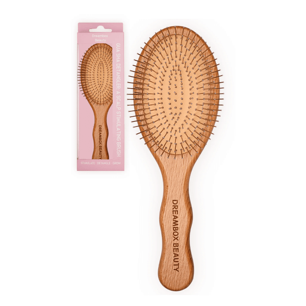 Gua Sha Detangler Hair Growth Brush | Dreambox Beauty