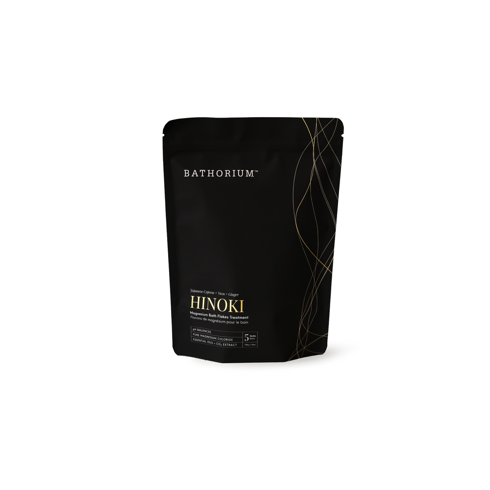 Hinoki Cypress Magnesium Bath Flakes | Bathorium