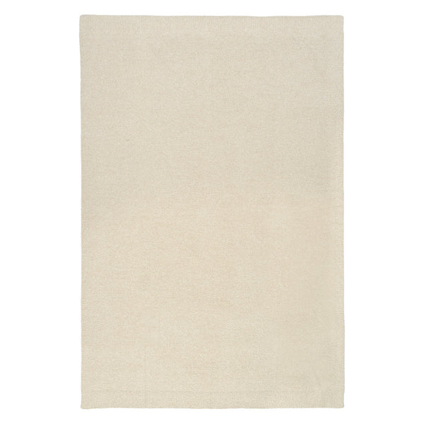 Soft beige blanket component of the Travel Set (Blanket, Socks, Eyemask, Bag) | Kashwére, designed for cozy comfort and relaxation during travel.
