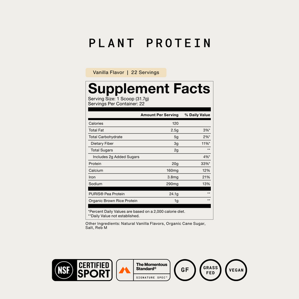 100% Plant Protein Powder