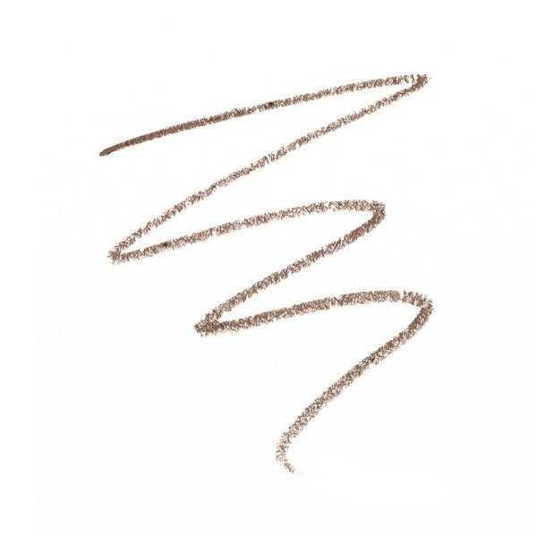Swatch of a soft neutral blonde shade made with PureBrow Precision Pencil | Jane Iredale on a white background, showing smooth application and natural color.