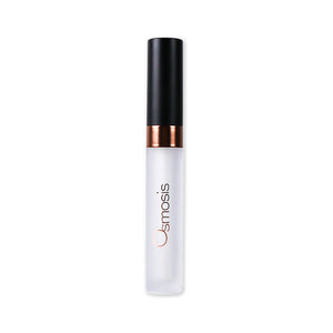 Superfood Lip Oil | Osmosis in a sleek frosted tube with black cap and rose gold accent, designed for nourishing skincare and lip wellness care.