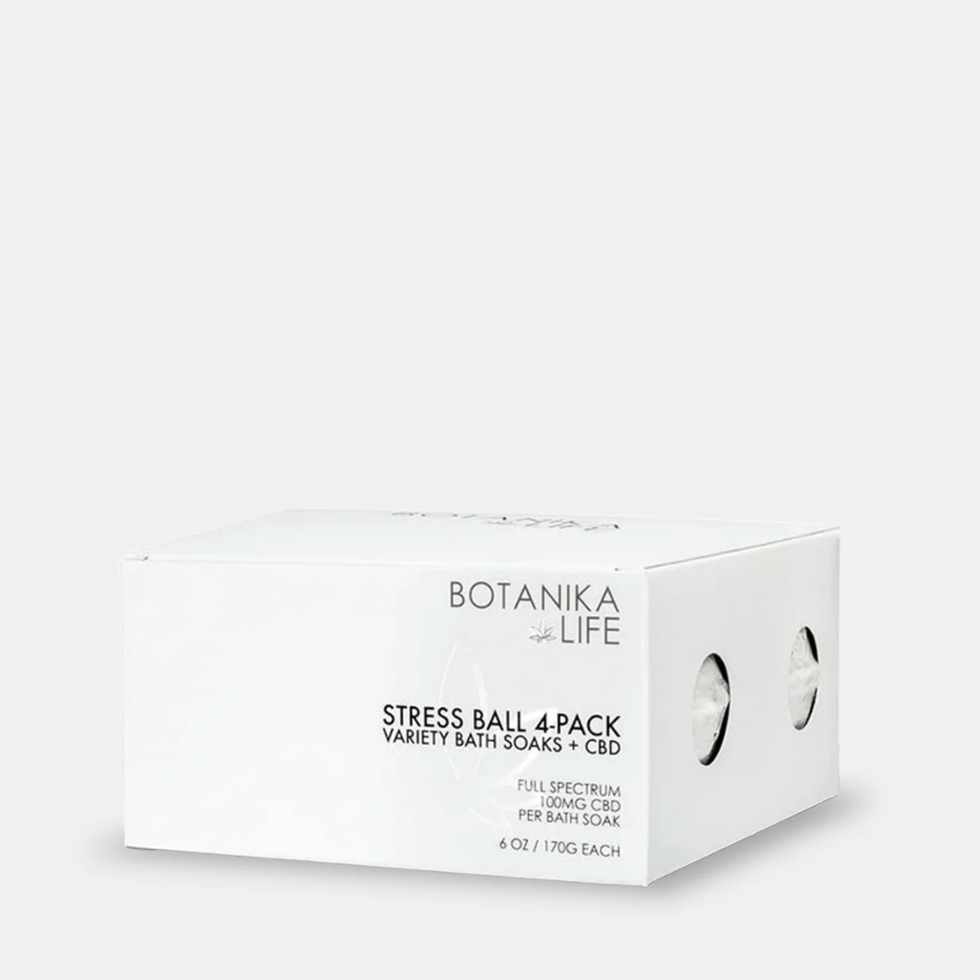 CBD Bath Bombs - 4-Pack Variety Natural Bath Soaks | Botanika Life