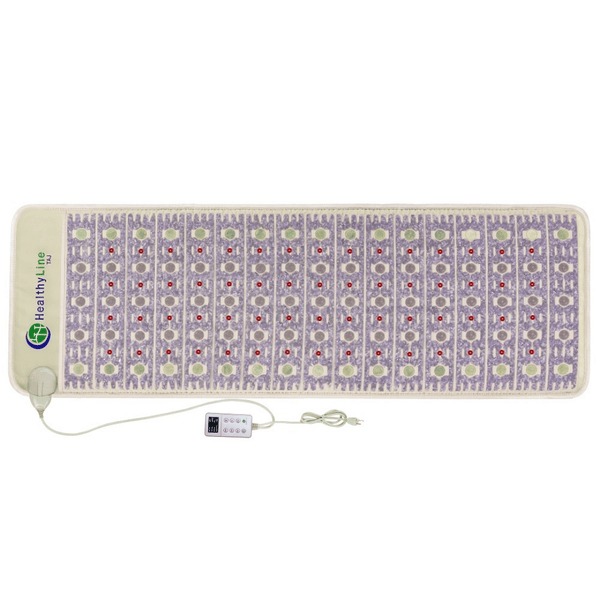 TAJ-Mat™ Full 7224 Firm - Photon PEMF InfraMat Pro® | HealthyLine with remote control, featuring embedded heating and PEMF technology for wellness and recovery therapy.