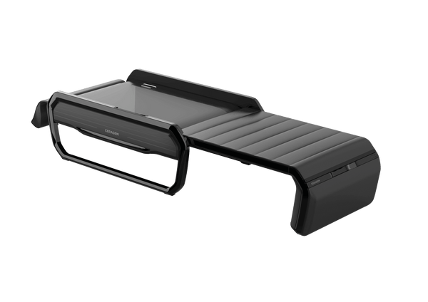 CERAGEM V6 Therapeutic Thermal Home Massager | Ceragem in sleek black design, featuring a contoured surface for body care and recovery wellness at home.