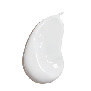 White creamy lotion texture sample representing Classic Body Organic Sunscreen Lotion SPF 30 - Tropical Coconut | COOLA for skincare and body care use.