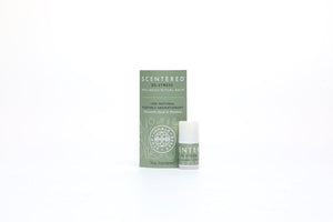 De-Stress Mini Aromatherapy Balm | Scentered in green packaging, a natural portable wellness supplement for skincare and aromatherapy relaxation.