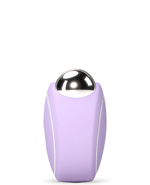 BEAR™ 2 Go | FOREO in lavender designed as a compact skincare and recovery tool with a smooth metallic massage ball for enhanced wellness and body care.