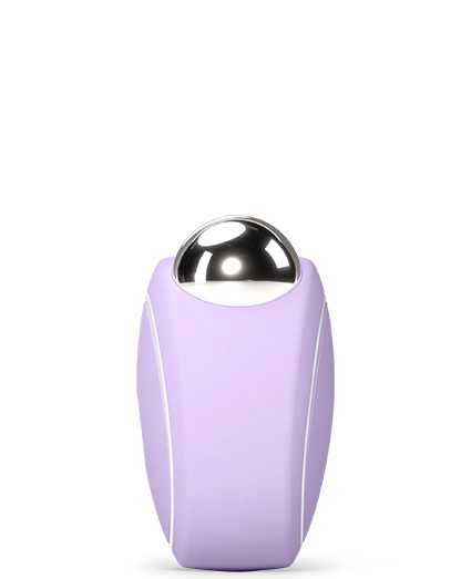BEAR™ 2 Go | FOREO in lavender designed as a compact skincare and recovery tool with a smooth metallic massage ball for enhanced wellness and body care.