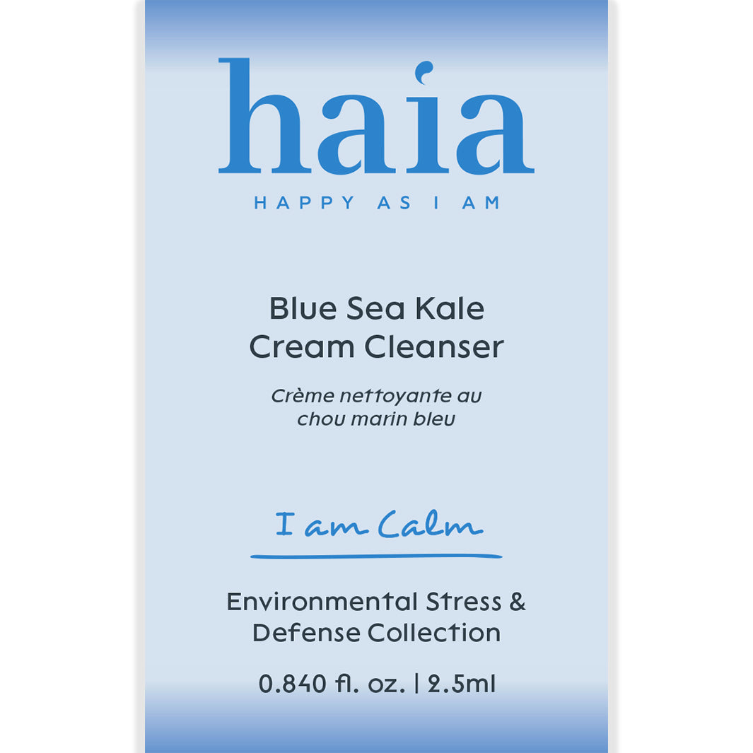 I am Calm | 1: Blue Sea Kale Cream Cleanser | haia