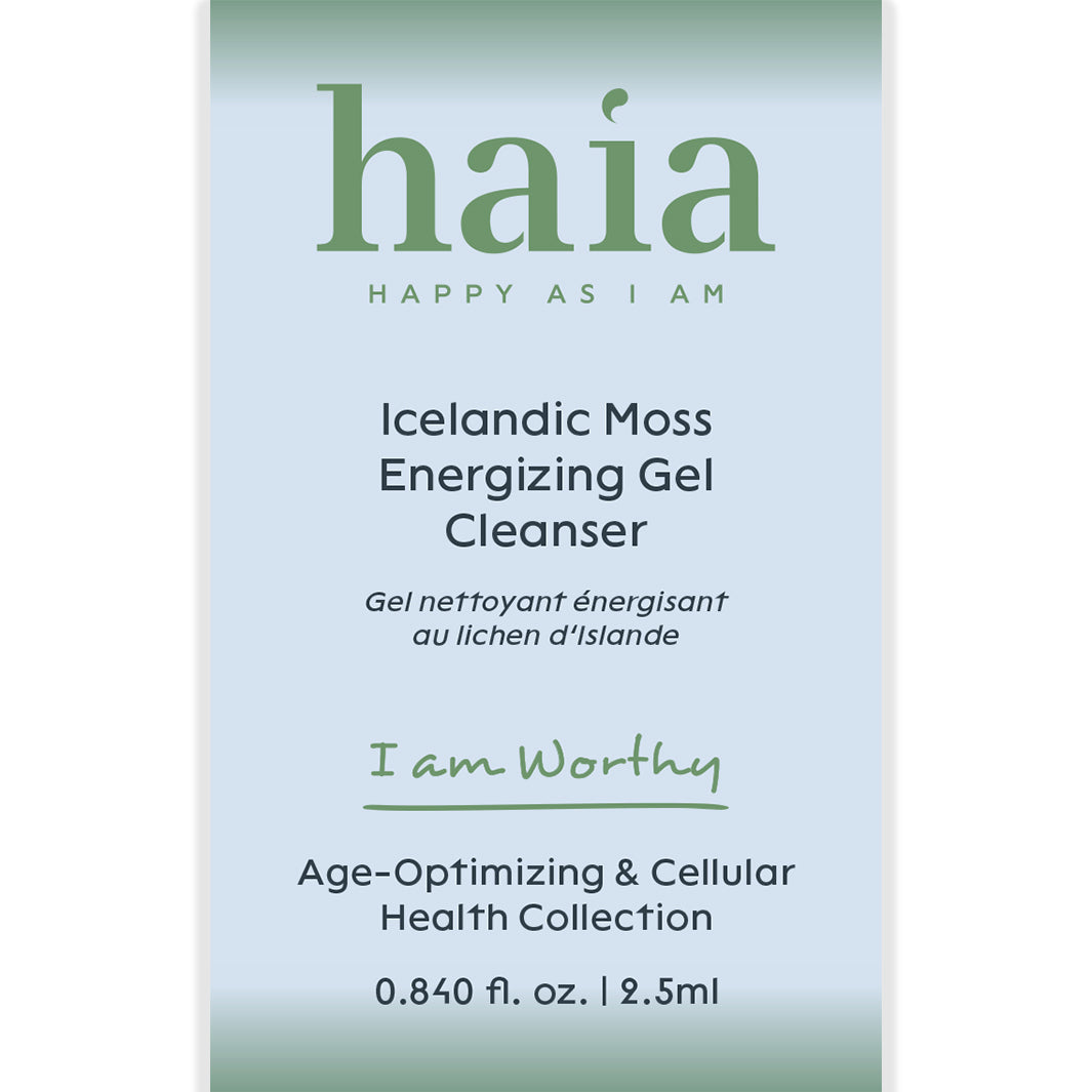 I am Worthy | 1: Icelandic Moss Energizing Gel Cleanser | haia