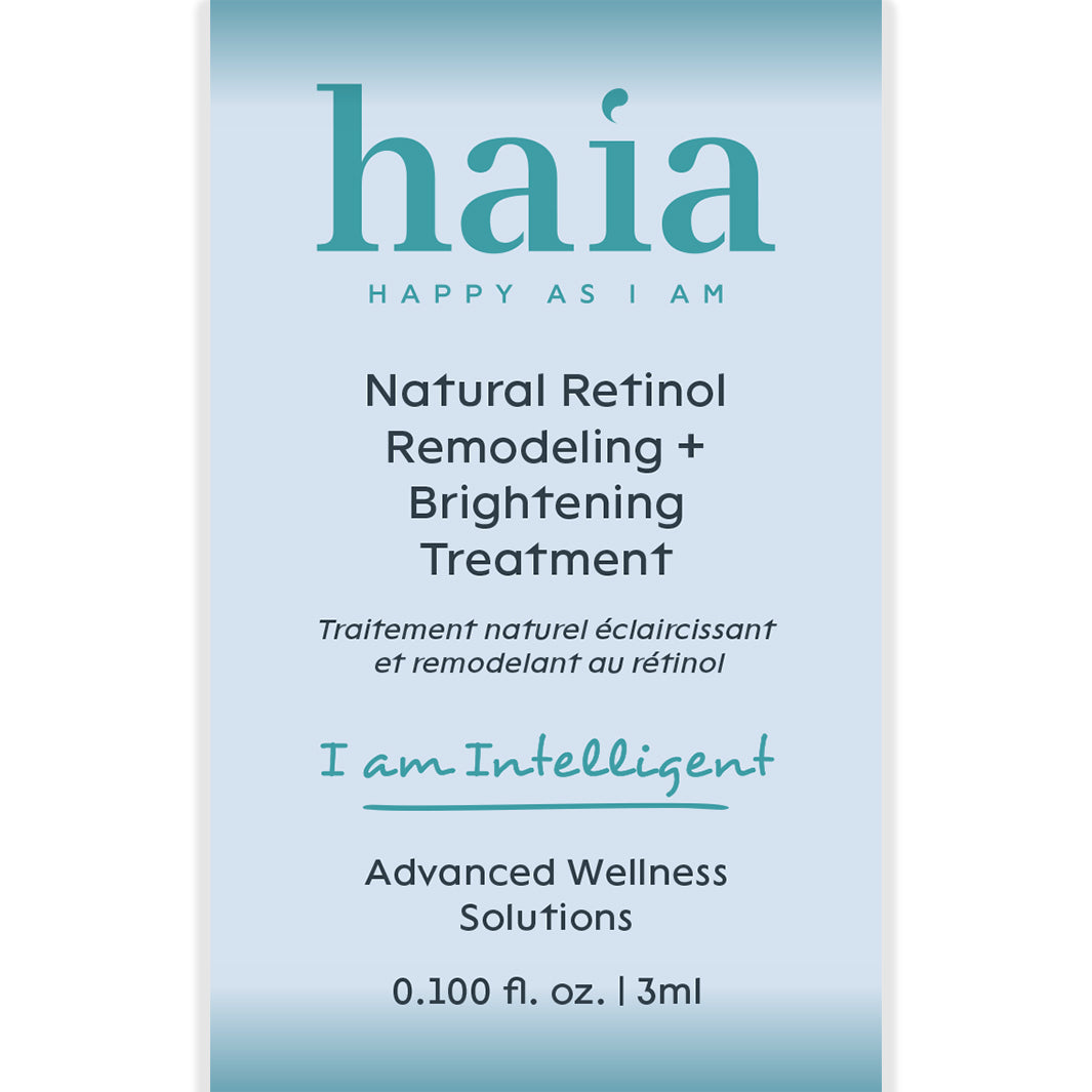 I am Intelligent | Natural Retinol Remolding + Brightening Treatment | haia