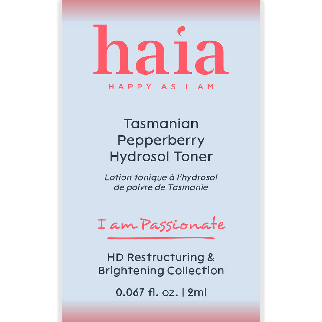 I am Passionate | 2: Tasmanian Pepperberry Hydrosol Toner | haia