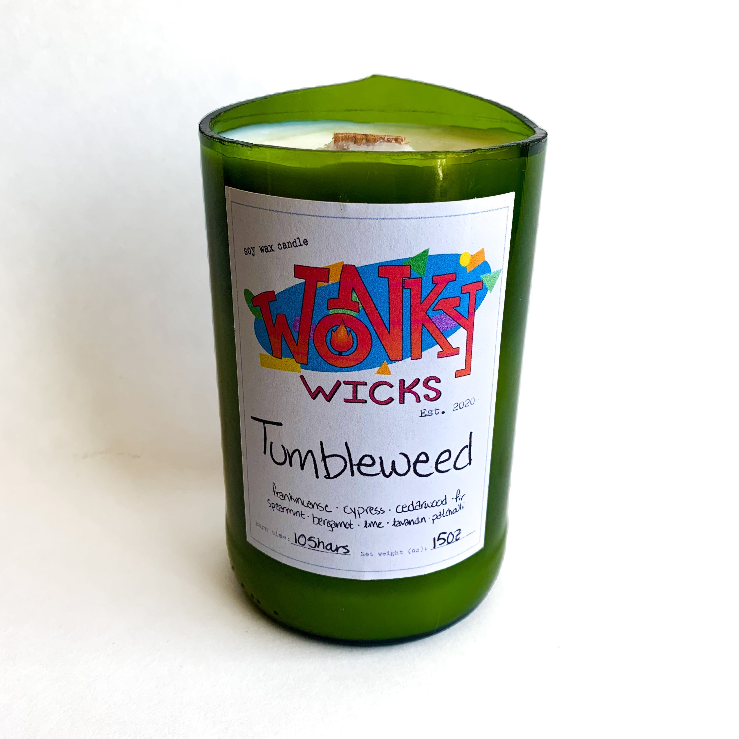 Tumbleweed Soy Wax Candle | Wonky Wicks
