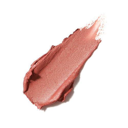 Smudge of soft, rosy-pink cream blush texture showcasing Glow Time Blush Stick | Jane Iredale designed for a natural, radiant skincare-enhancing look.
