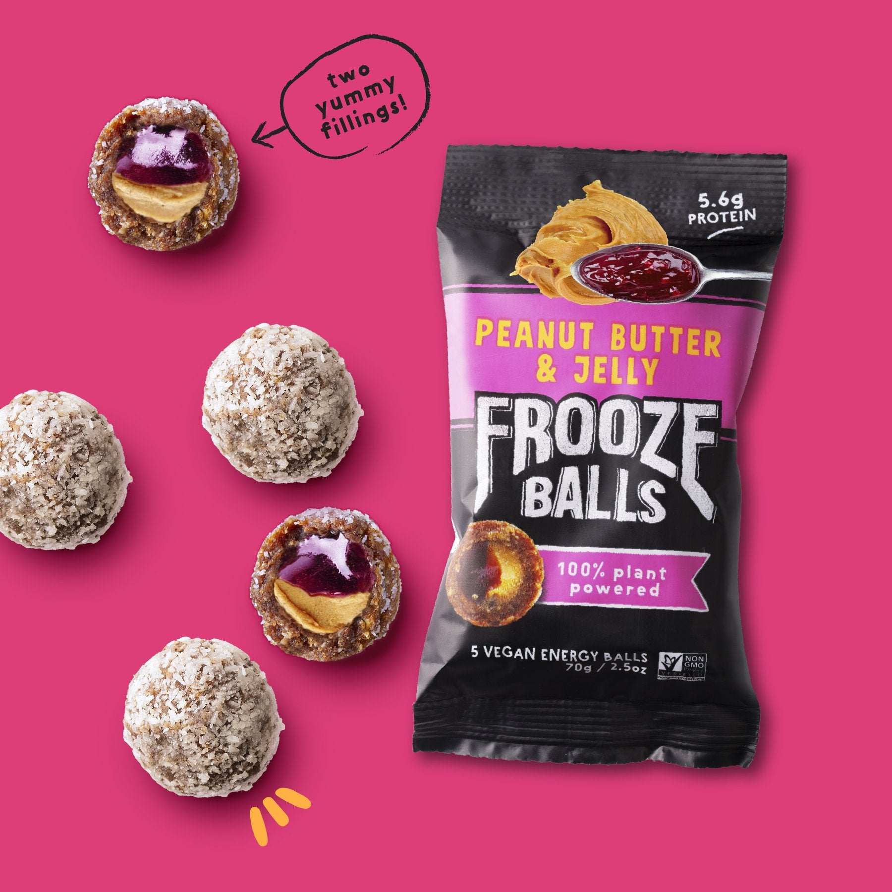 Peanut Butter & Jelly | Frooze Balls