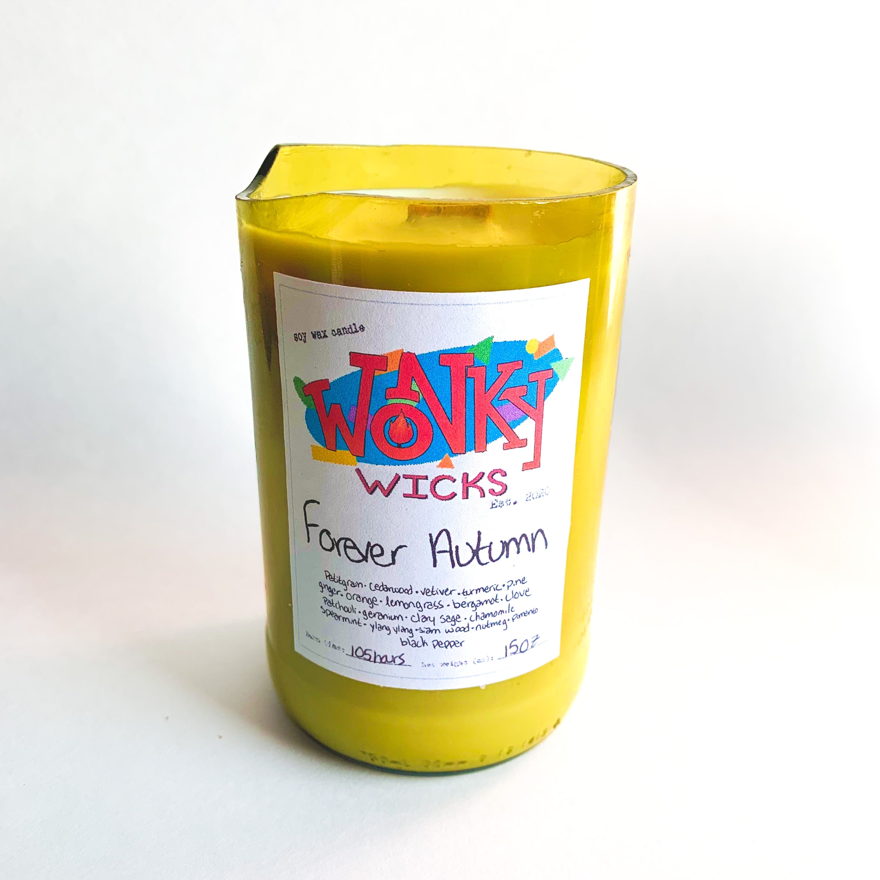 Forever Autumn Soy Wax Candle | Wonky Wicks