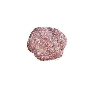 Shimmering rose gold swatch of Nourishing Vegan Nail Color | First Light 0.5 fl oz | One-Step Nail Polish Formula | Sparitual on a white background.