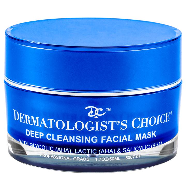 Deep Cleansing Facial Mask with AHA and BHA | Dermatologist's Choice