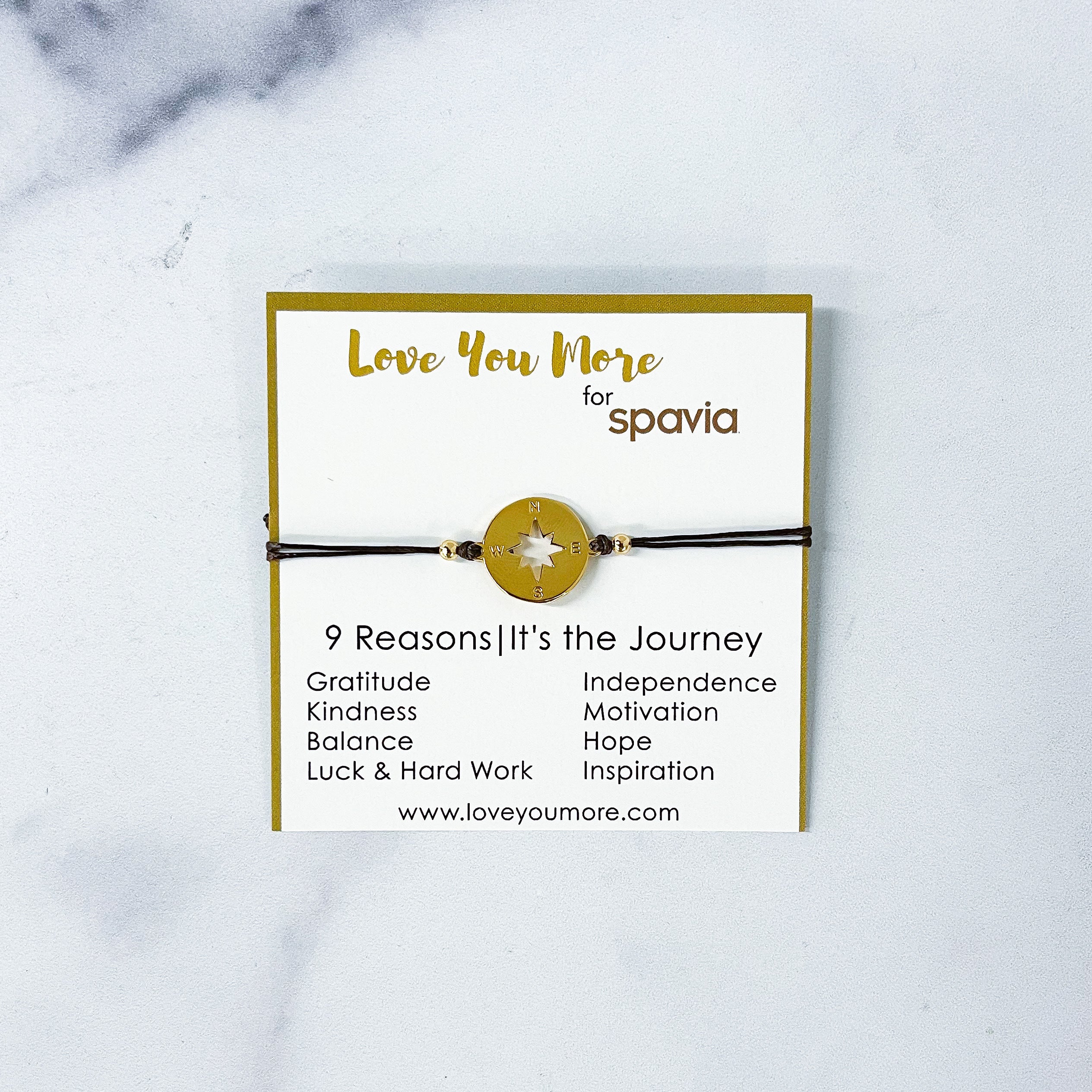 Your Journey Bracelet With Compass Exclusive to Spavia | Love You More