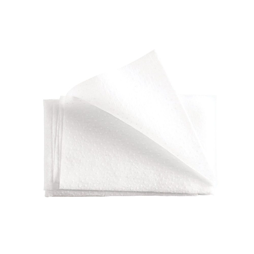 Box of Prep-N-Glow® | NuFACE dual-sided cleansing cloths for skincare, designed to cleanse, exfoliate, and hydrate the face with a light blue and white design.