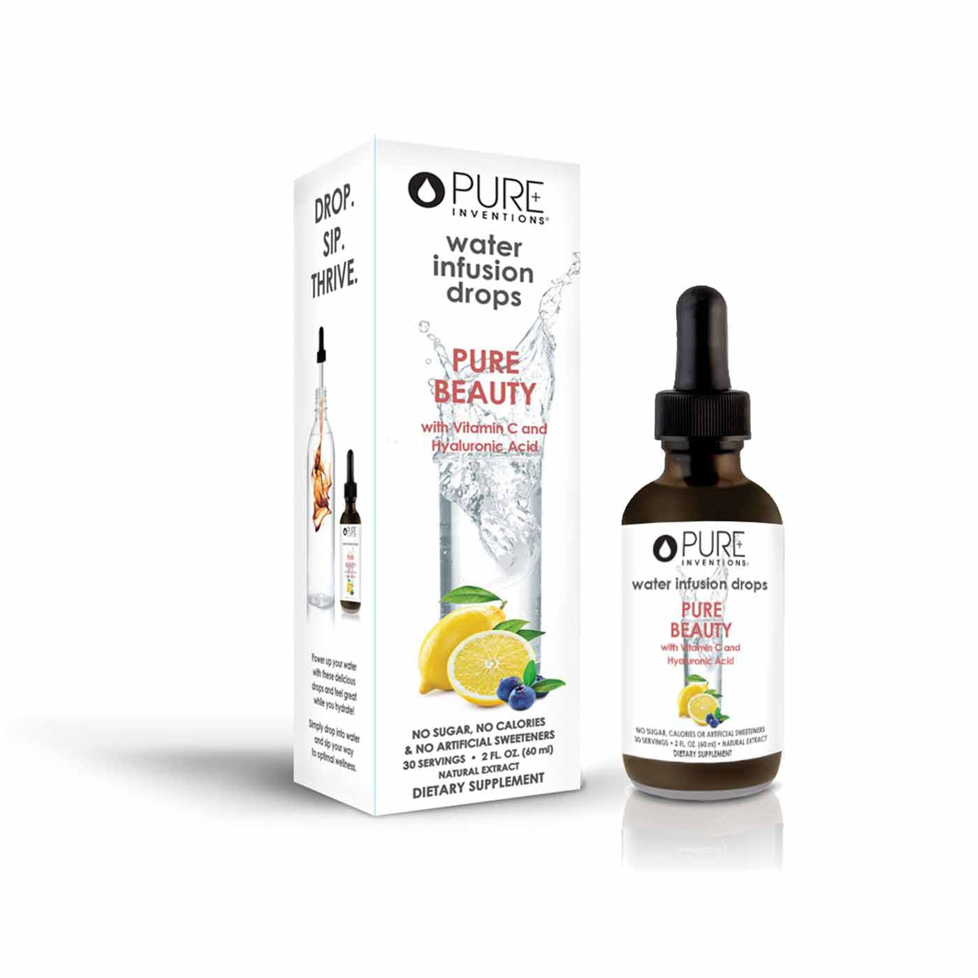 Pure Beauty Water Infusion Drops - Berry Lemonade | Pure Inventions