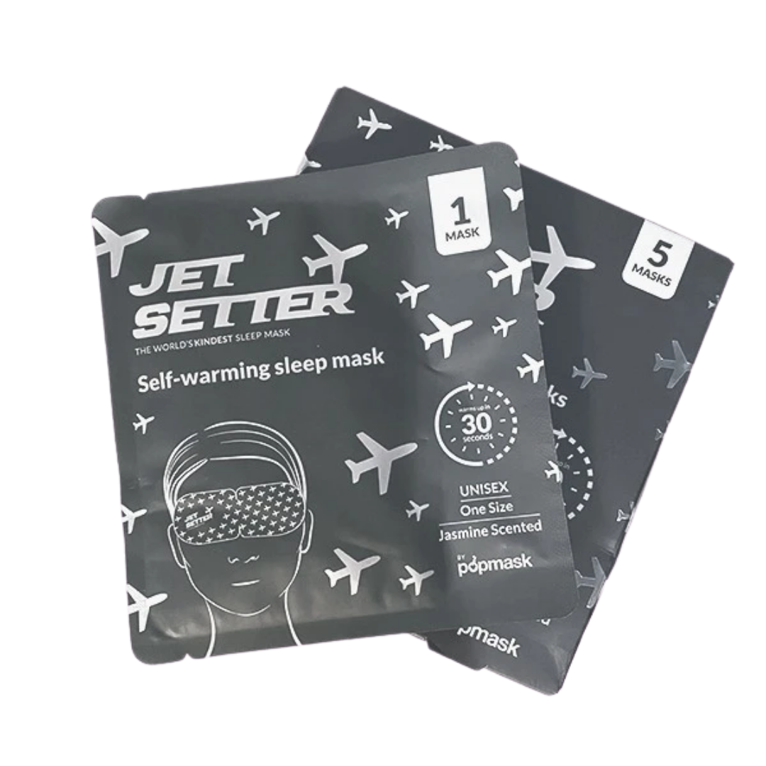 Jet Setter Warming Eye Mask - Single | Popmask