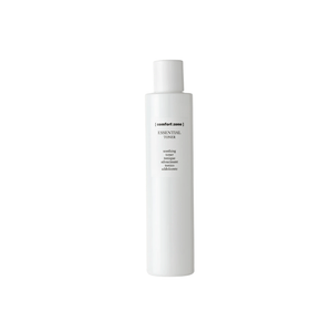 Minimalist white bottle of Essential Toner | [ comfort zone ] skincare product, designed for soothing and toner use in wellness and body care routines.