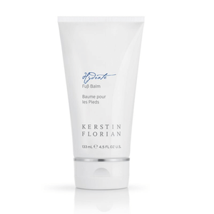 White tube of FuB Balm | Kerstin Florian foot care product designed for hydration and skin nourishment, displayed against a plain white background for skincare and wellness supplement use.
