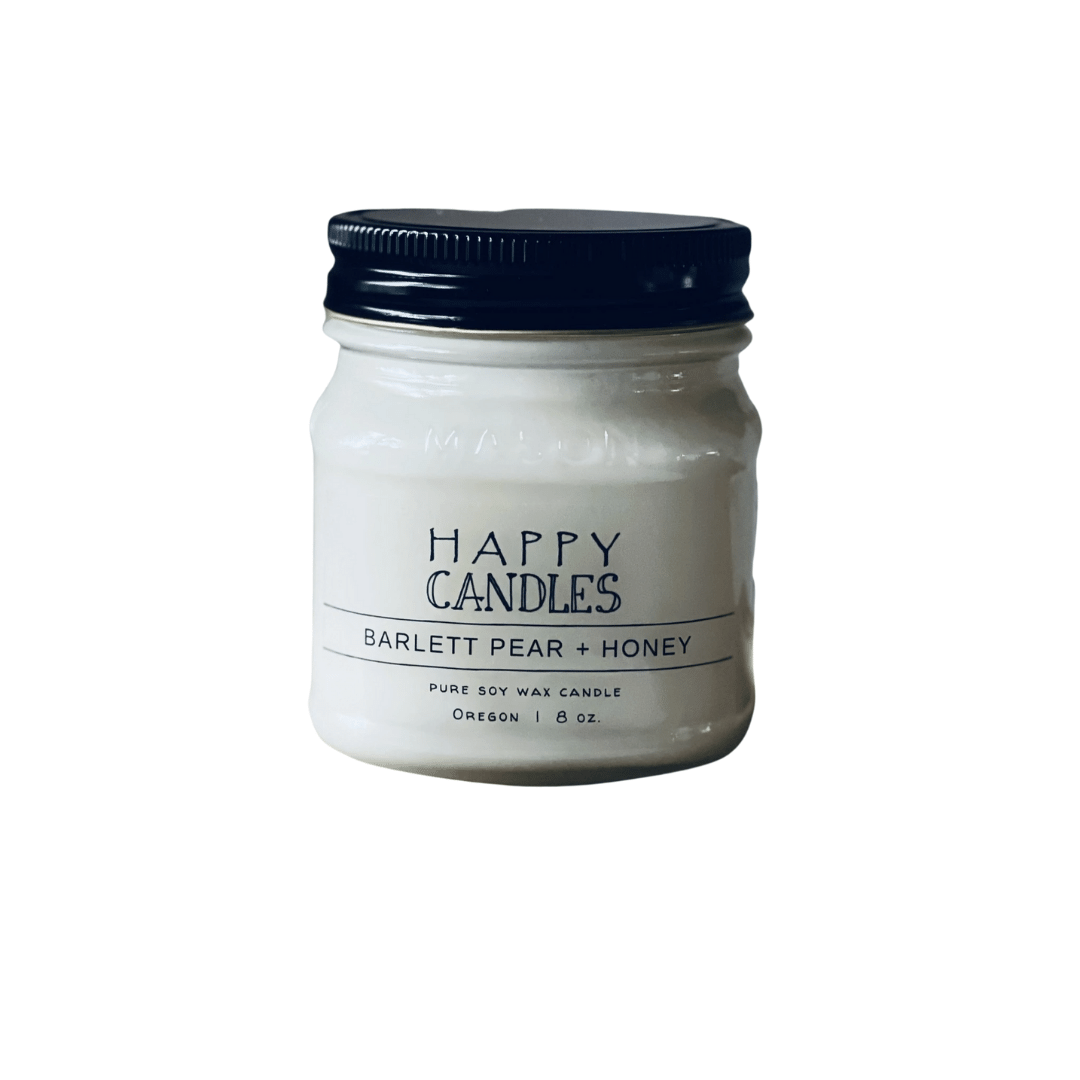 Bartlett Pear + Honey - 4 oz | Happy Candles