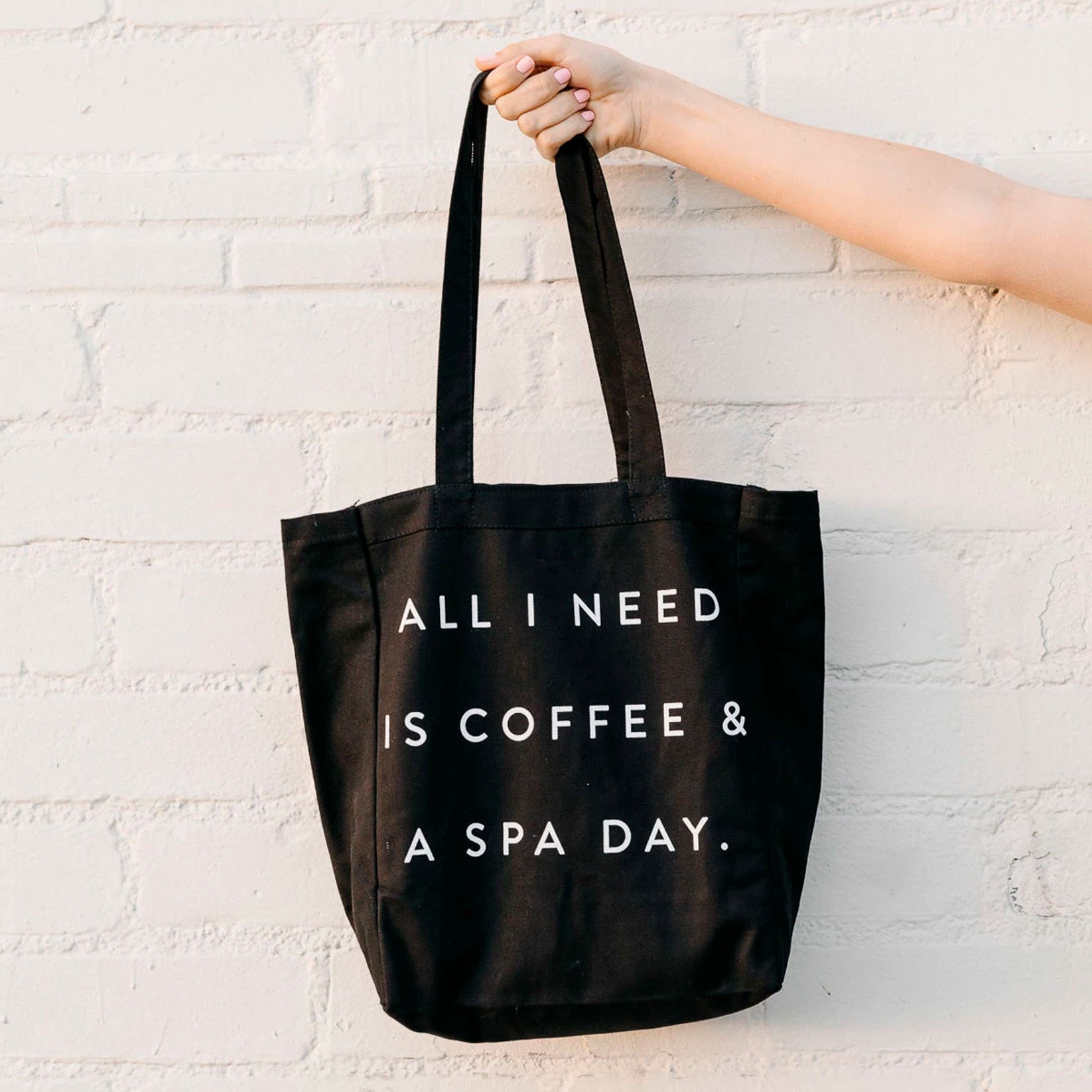 Coffee & Spa Day Tote Bag | Lucky Owl