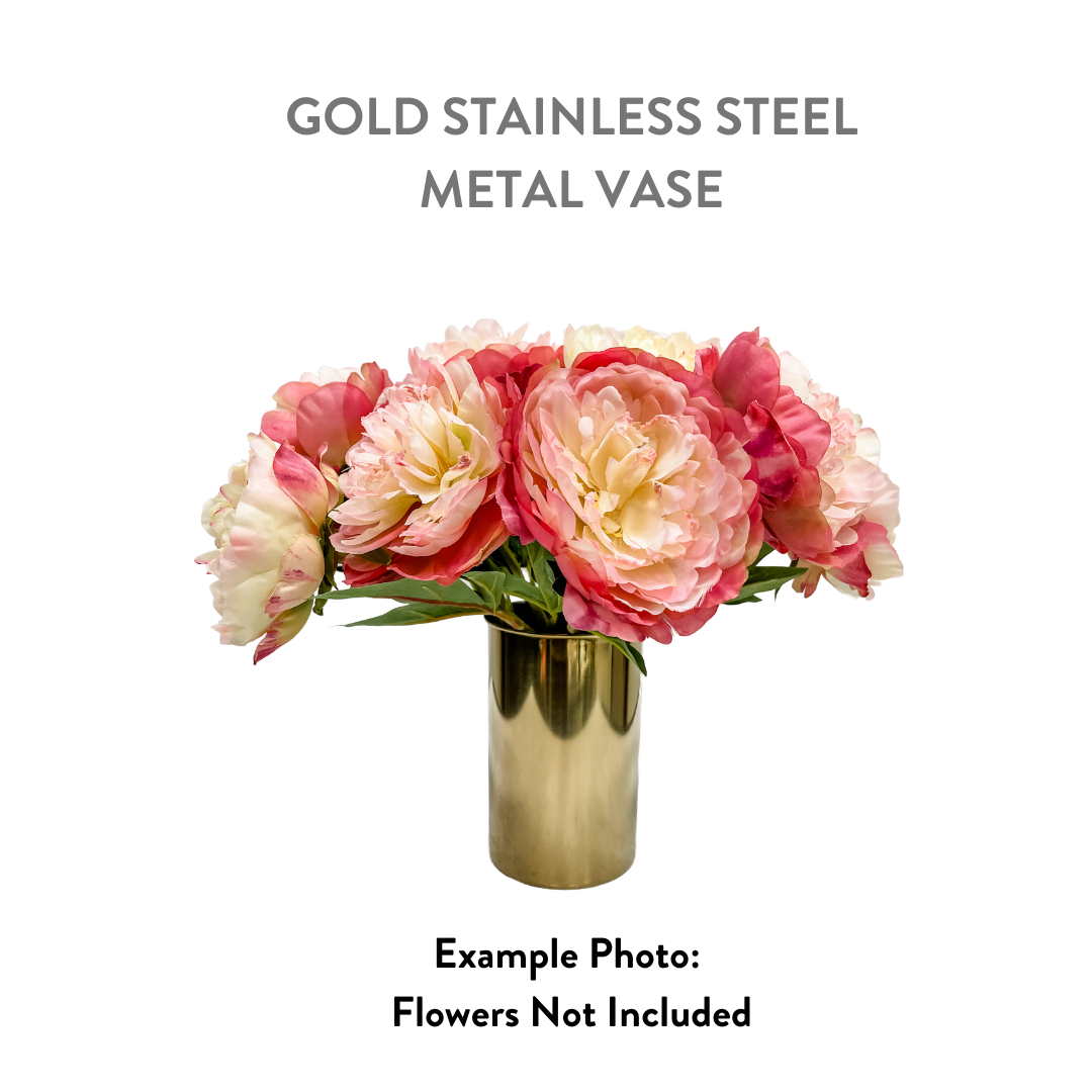 Gold Flower Vase - Live Love Spa Exclusive