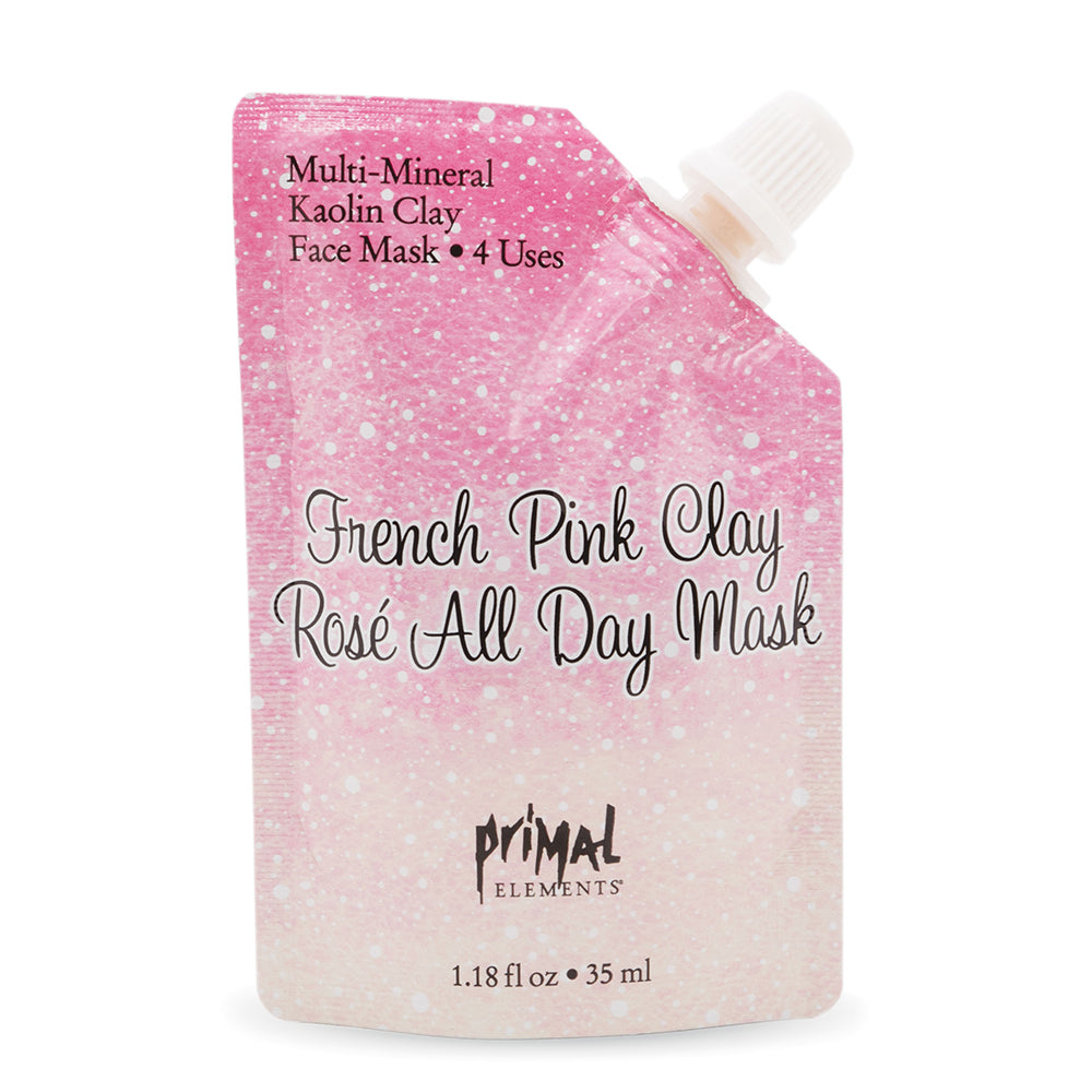 French Pink Clay Rose All Day Face Mask | Primal Elements