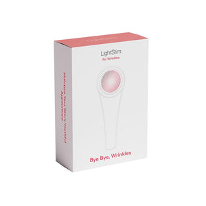 Box packaging of LightStim For Wrinkles | LightStim device, featuring a handheld skincare tool designed to reduce wrinkles and improve skin appearance.