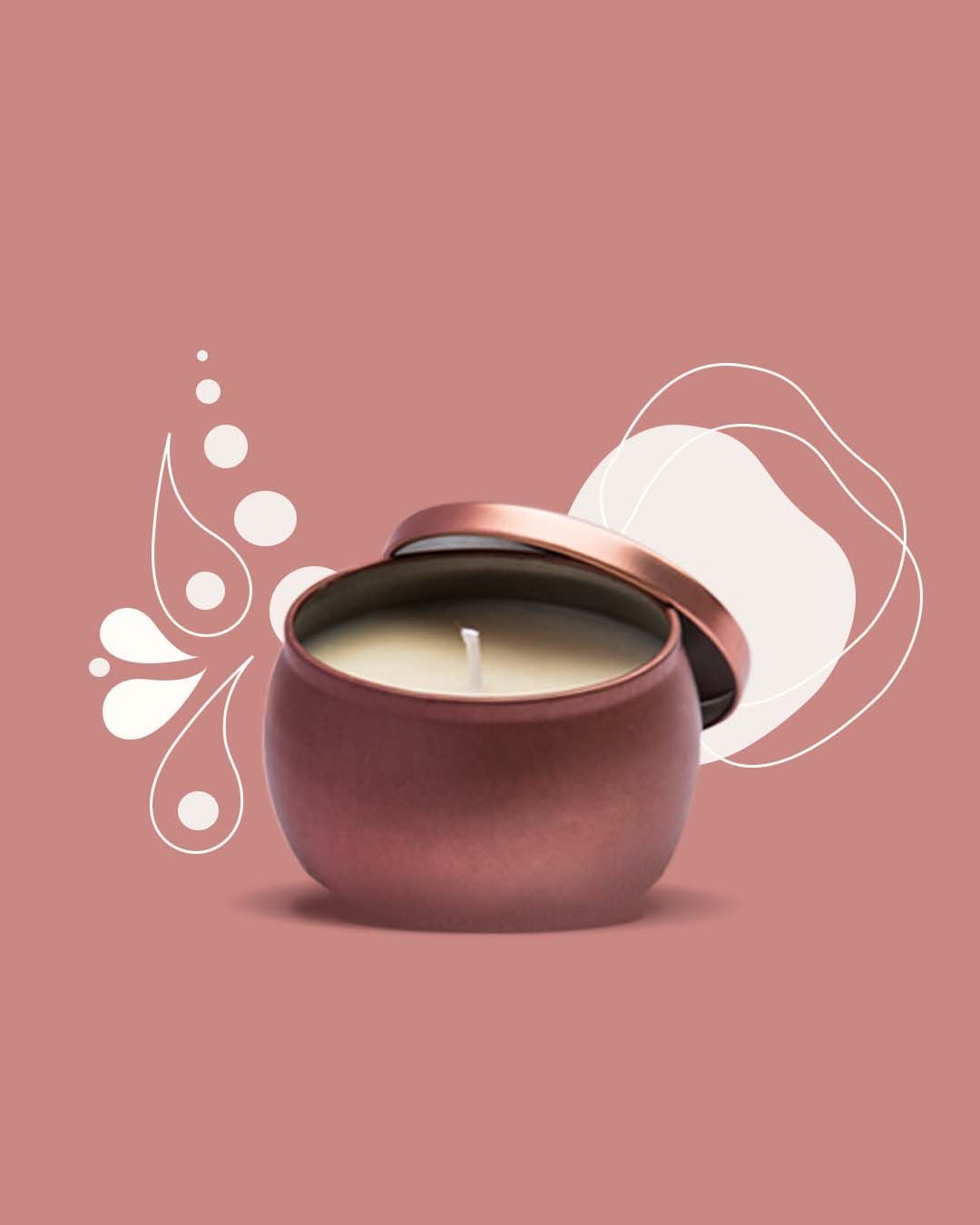 Rose Gold Soy Wax Candle | WELL