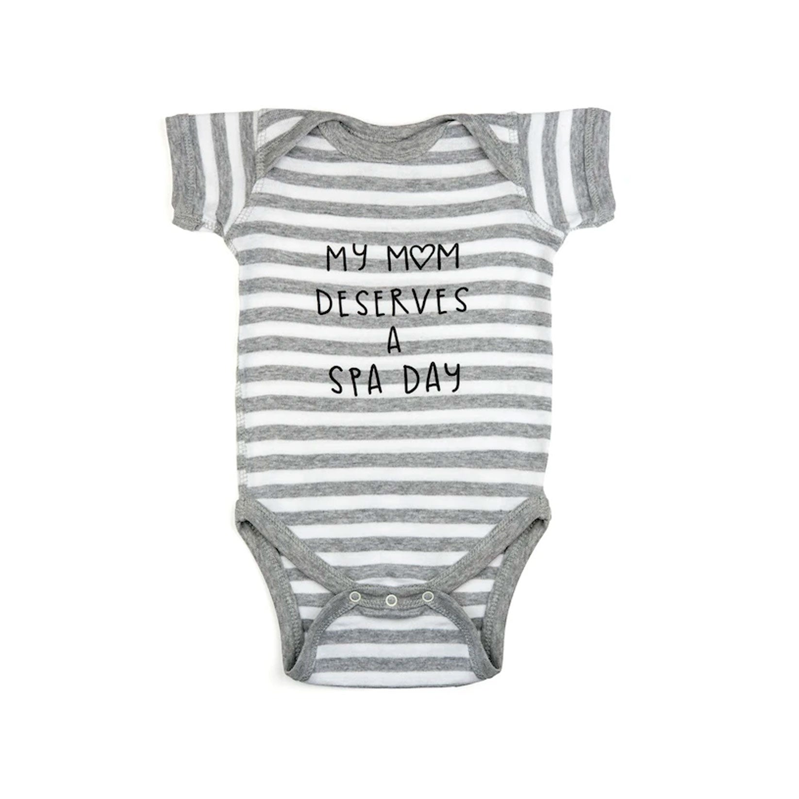 Mom Needs A Spa Day Baby Onesie | Lucky Owl